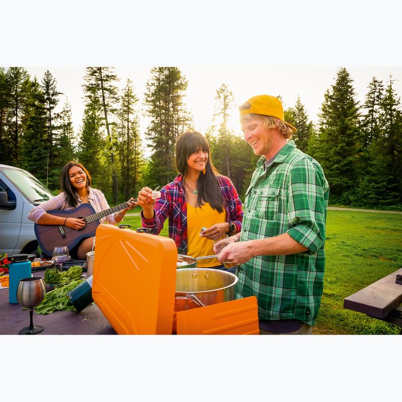 GSI Outdoors ledyno nerūdijančio plieno nerūdijančio Nesting Raudona vyno stiklinė žygiams sidabrinė 63310 4