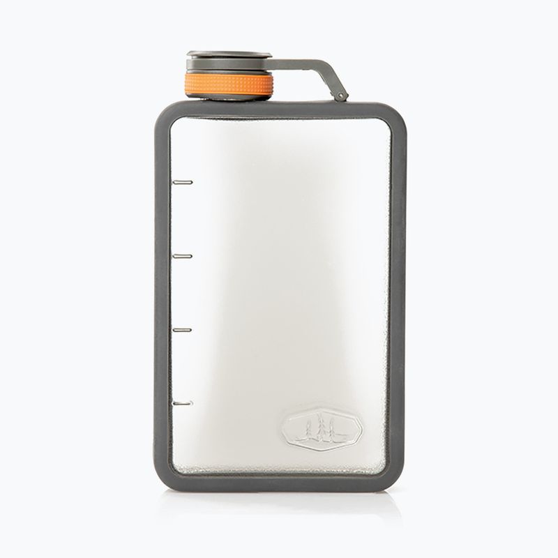 GSI Outdoors Boulder Flask silver-grey 79346 žygių spirito butelis