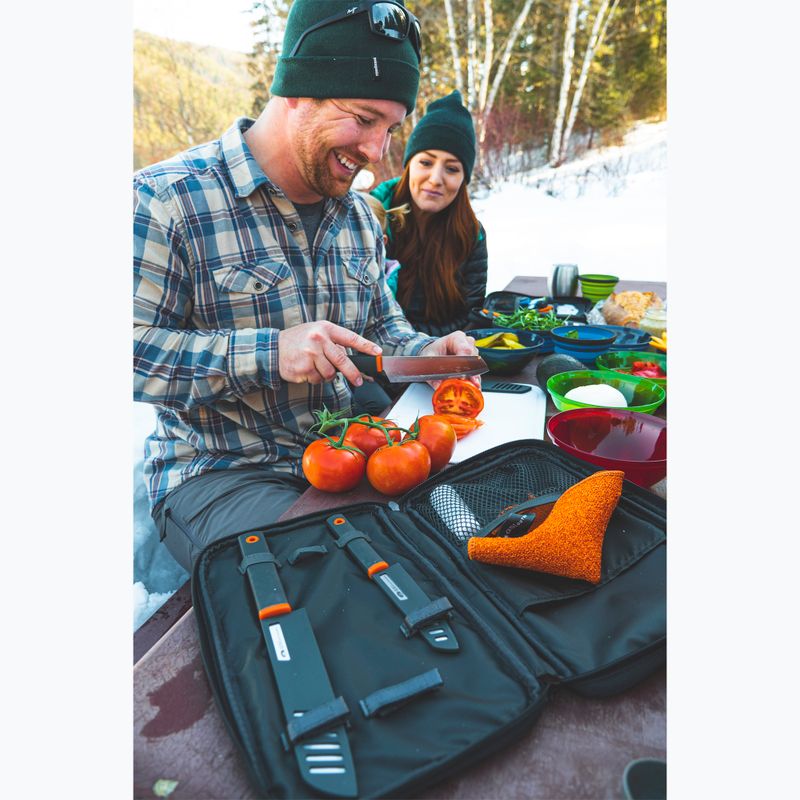 Kempingo peilių rinkinys GSI Outdoors Santoku Knife 7 pcs. grey 3