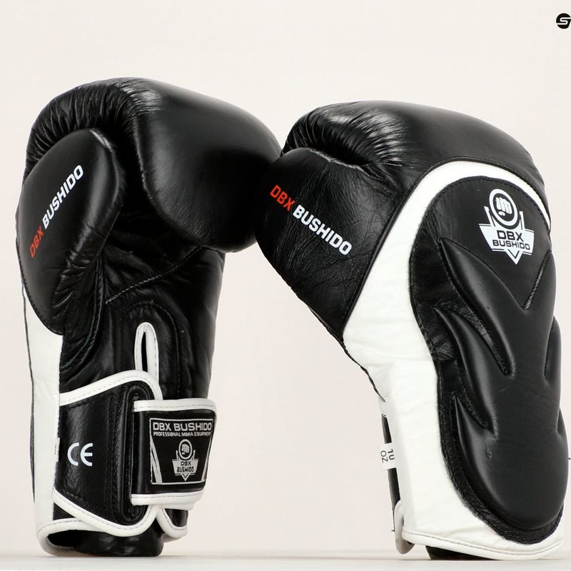 DBX BUSHIDO bokso pirštinės su Wrist Protect sistema juodos spalvos Bb4 17