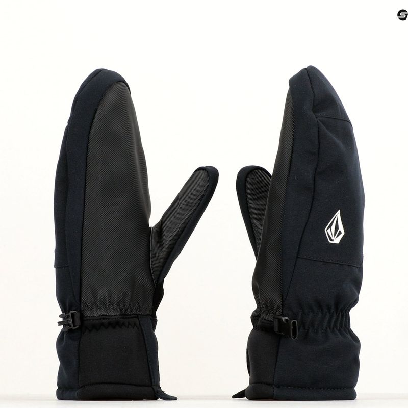 Moteriškos snieglenčių pirštinės Volcom Upland Mitt black 10