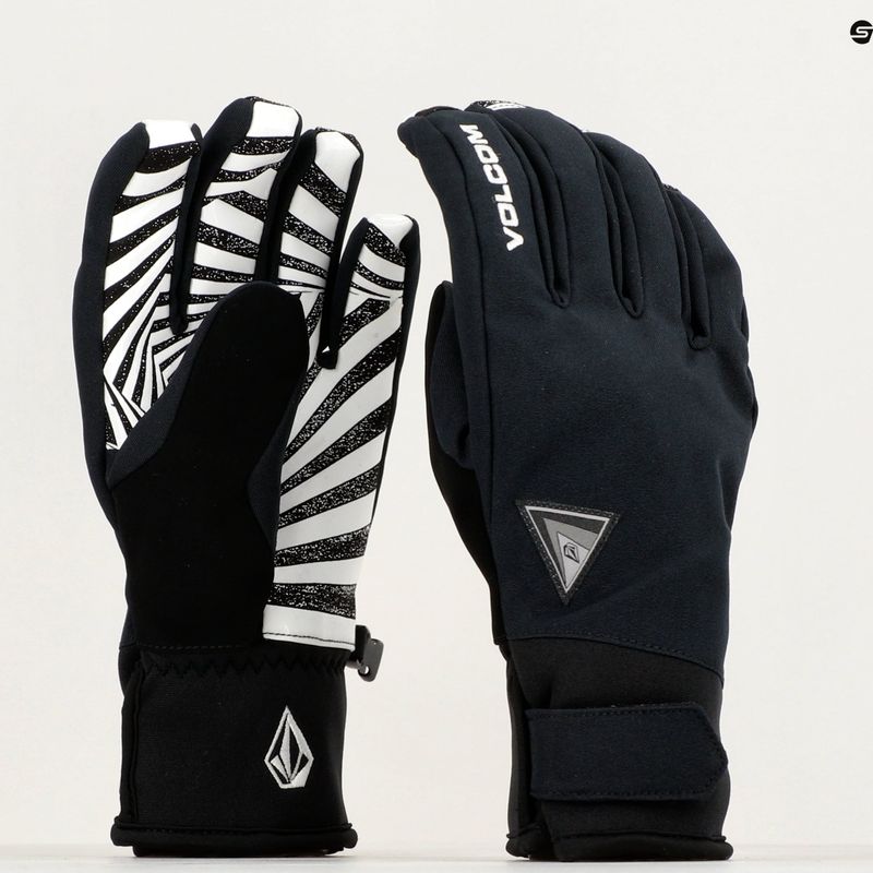Vyriškos snieglenčių pirštinės Volcom V.Co Nyle black 10