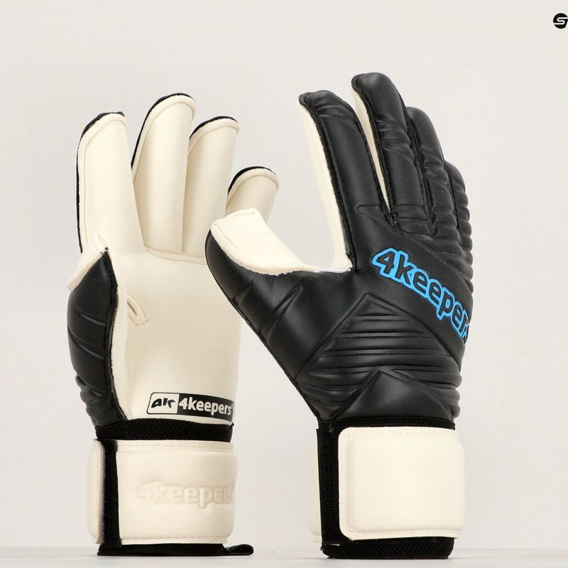 Vaikiškos vartininko pirštinės 4keepers Retro IV Black RF juoda 10