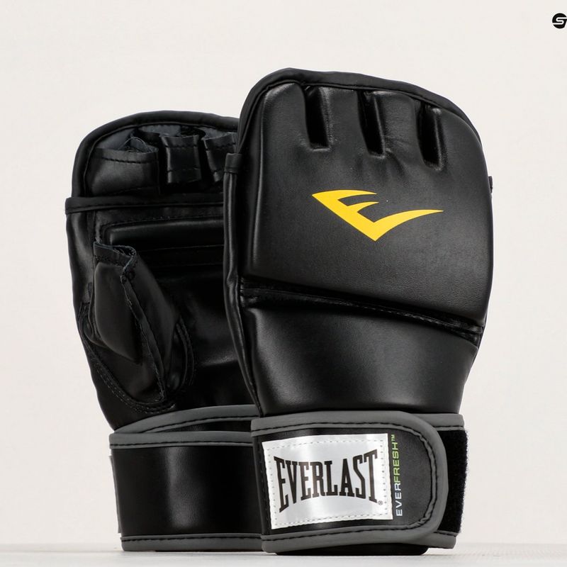 Vyriškos graplingo pirštinės su nykščiu Everlast MMA pirštinės juodos EV7562 8