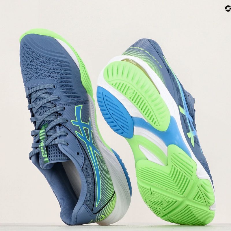 Vyriški tinklinio bateliai ASICS Netburner Ballistic FF 3 denim blue/waterscape 9
