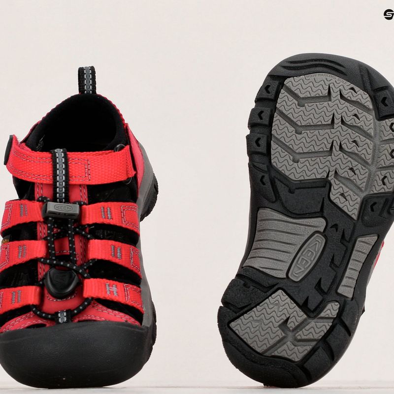 Vaikiški sandalai KEEN Newport H2 ribbon red/gargoyle 8