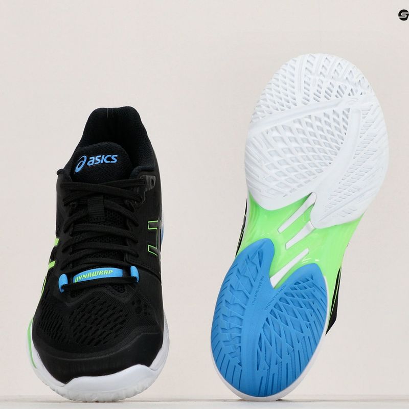 Vyriški tinklinio bateliai ASICS Sky Elite FF 2 black/lime burst 9
