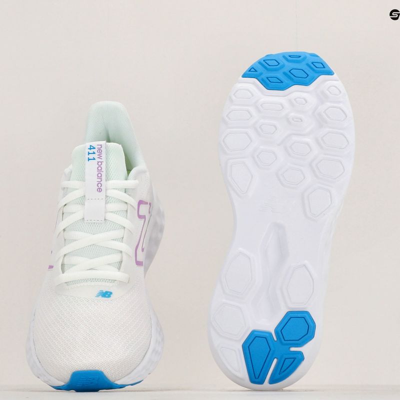Moteriški bėgimo batai New Balance 411 v3 white 8