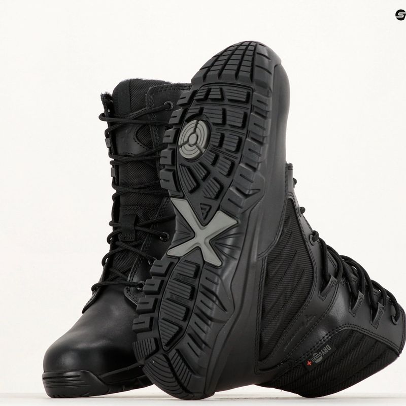 Vyriški batai Bates GX X2 Tall Zip Dry Guard+ black 10