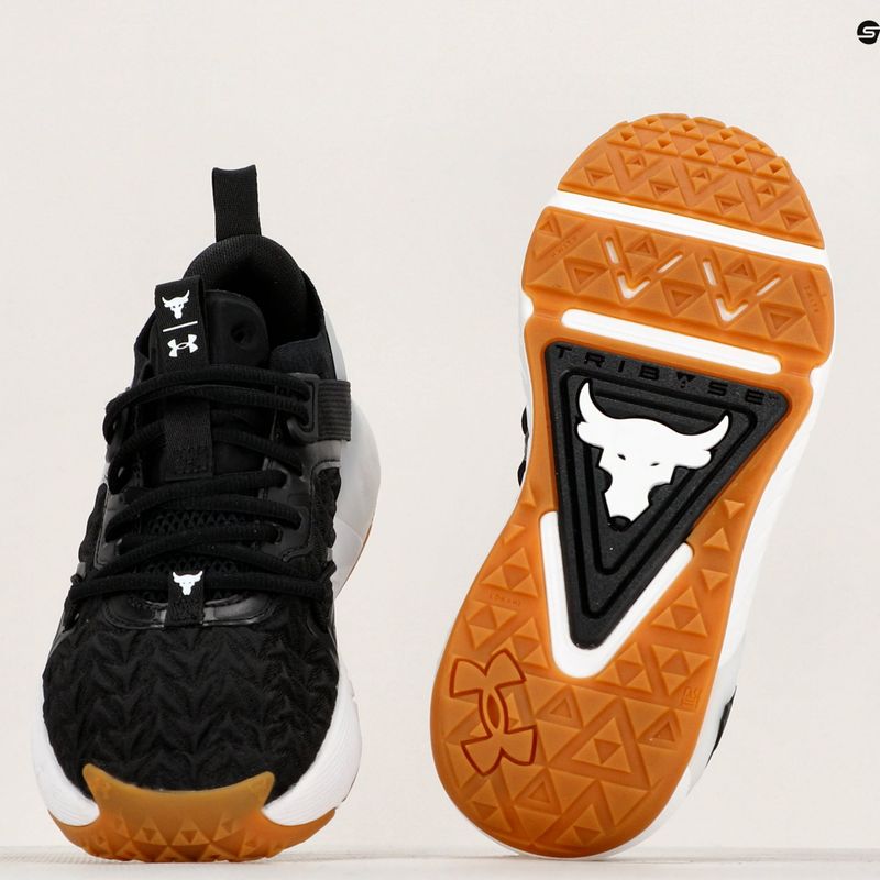 Vyriški žygio batai Under Armour Project Rock 6 black/white/black 8