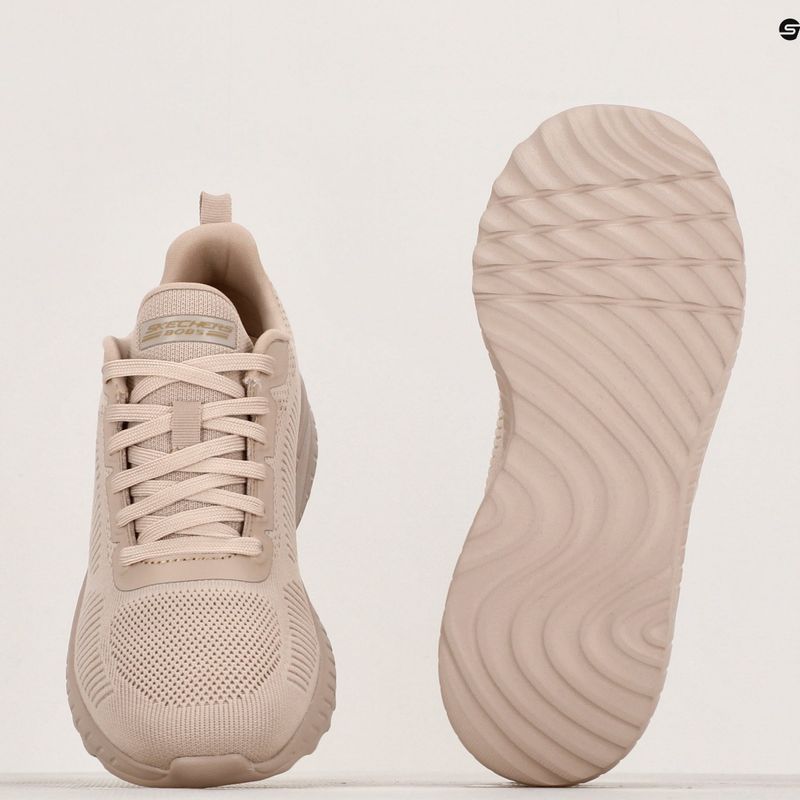 Moteriški batai SKECHERS Bobs Squad Chaos Face Off beige 8