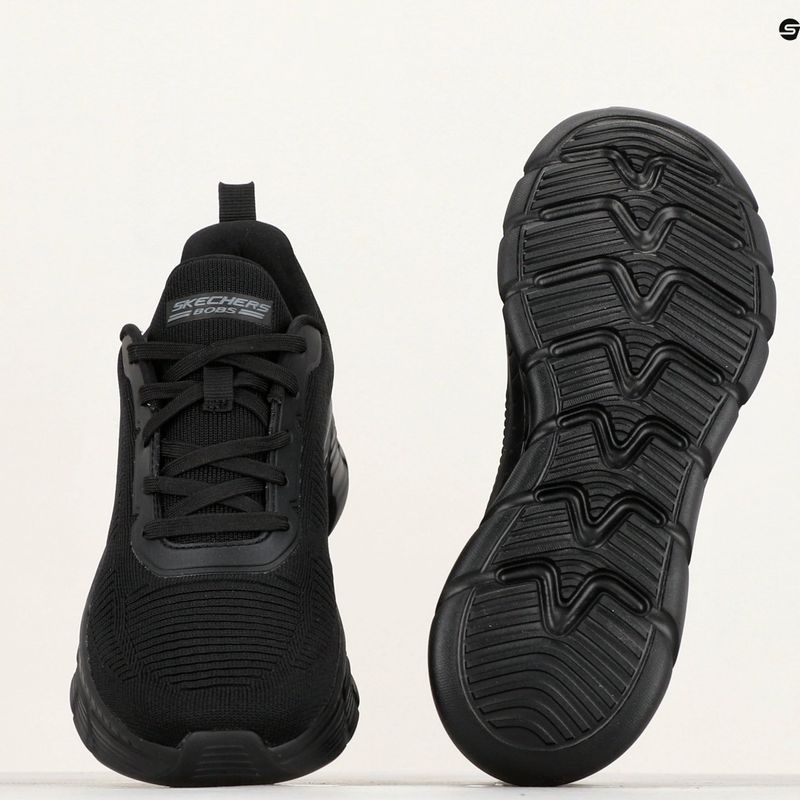Moteriški batai SKECHERS Bobs B Flex Hi Flying Hi black 8