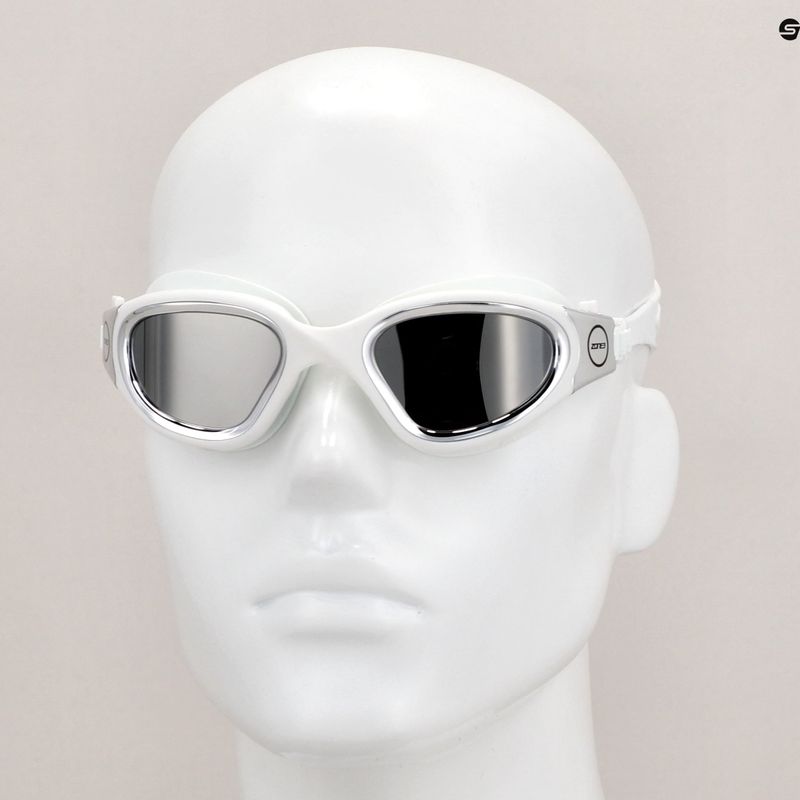 Plaukimo akiniai ZONE3 Vapour white/silver 12