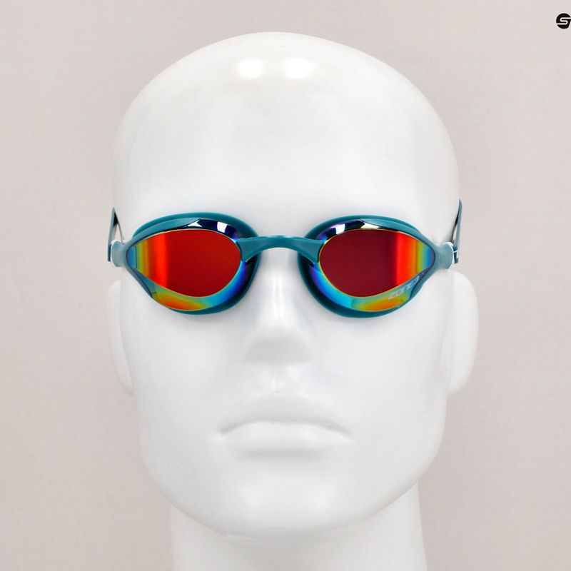 Plaukimo akiniai ZONE3 Volare Streamline Racing teal/copper 6