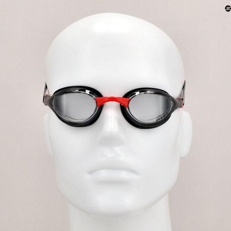 Plaukimo akiniai ZONE3 Volare Streamline Racing black/red 6