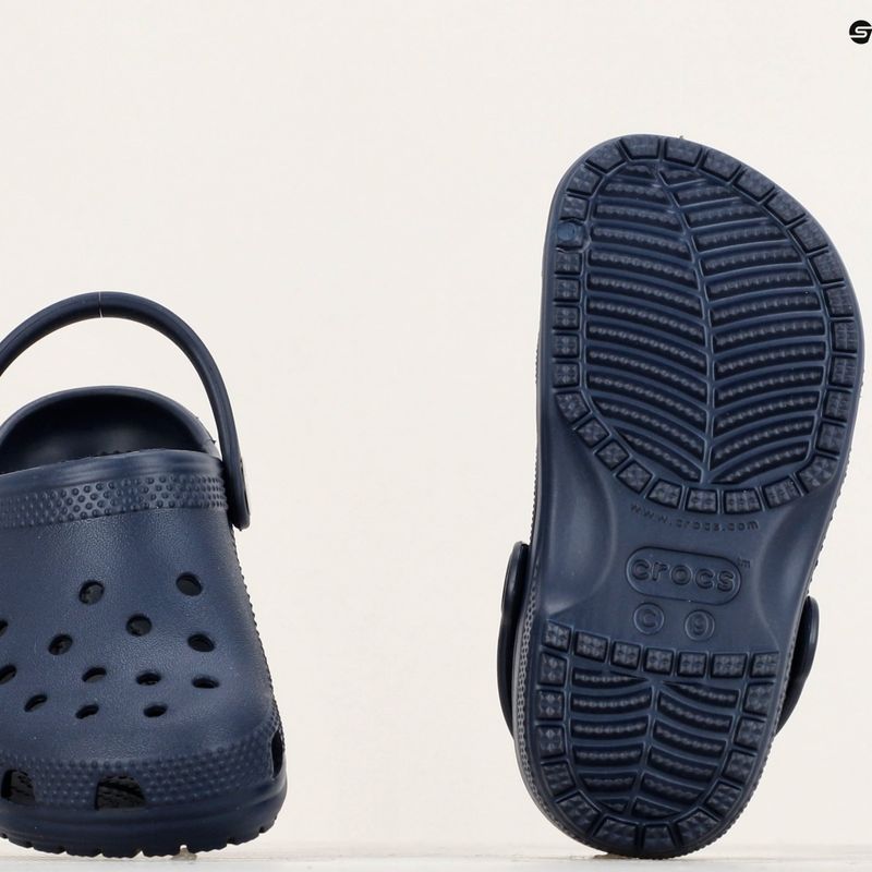 Vaikiškos šlepetės Crocs Classic Clog T navy 11