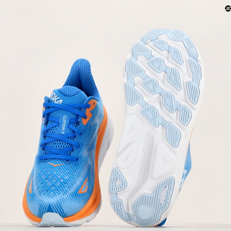 Vyriški bėgimo bateliai HOKA Clifton 9 Wide coastal sky/all aboard 8
