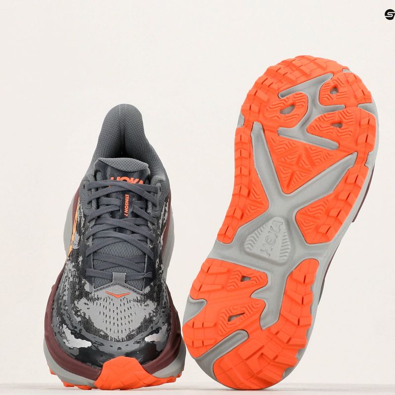 Vyriški bėgimo bateliai HOKA Stinson 7 casterlock/cabernet 10