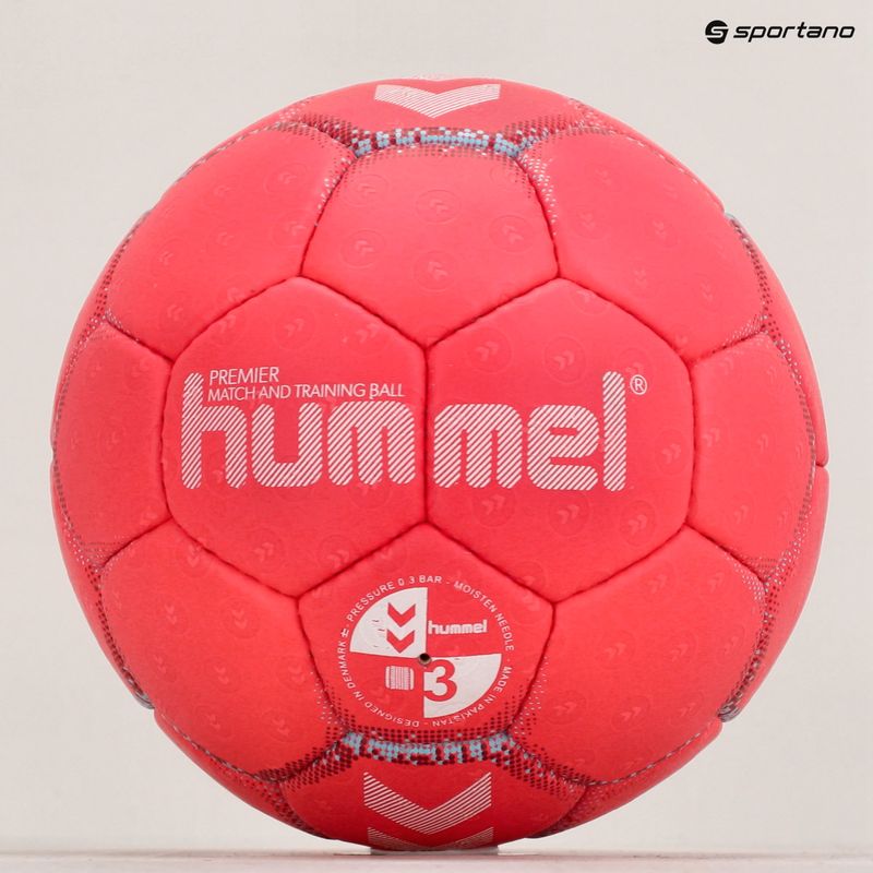 Hummel Premier HB rankinio kamuolys raudona/mėlyna/balta 3 dydis 5
