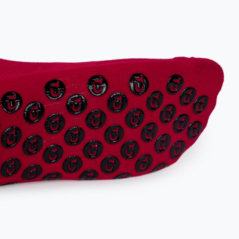 Vyriškos Tapedesign neslystančios futbolo kojinės raudonos TAPEDESIGN RED 4