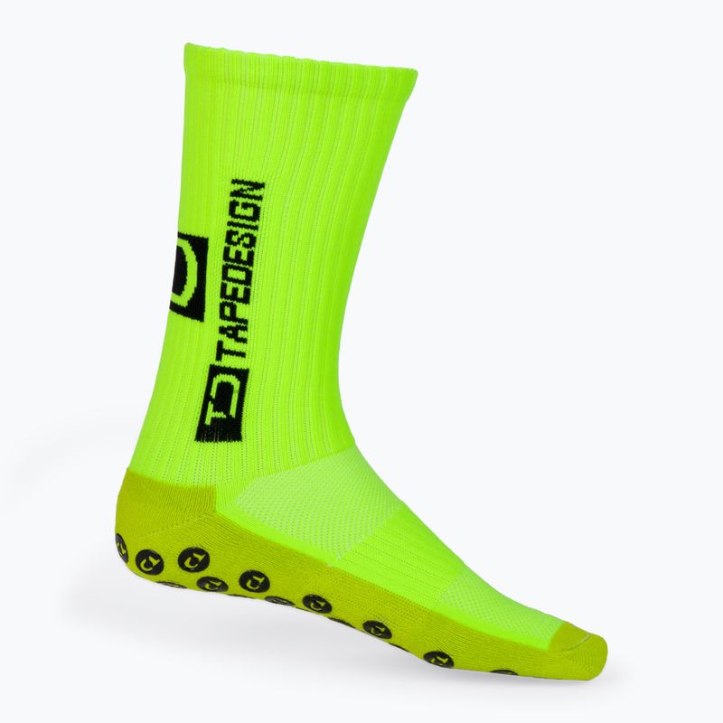 Tapedesign neslystančios futbolo kojinės geltonos 2