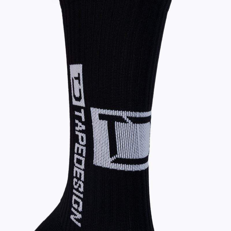 Vyriškos Tapedesign neslystančios futbolo kojinės juodos TAPEDESIGN BLACK 3