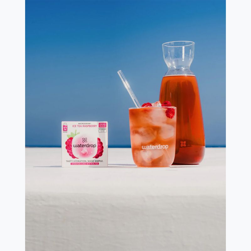 Izotoninis gėrimas waterdrop Microdrink Flair 12 kubelių raspberry/ elderflower 3