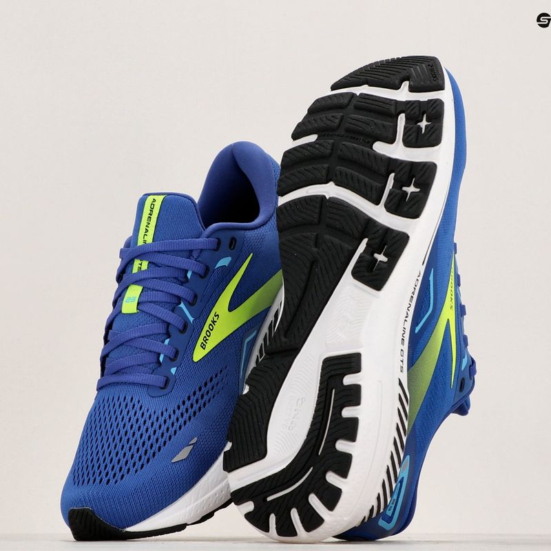 Vyriški bėgimo bateliai Brooks Adrenaline GTS 23 blue/nightlife/black 10