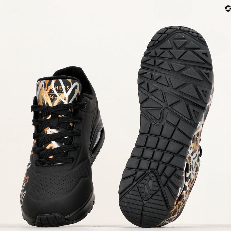 Moteriški batai SKECHERS Uno Metallic Love black/metallic 11