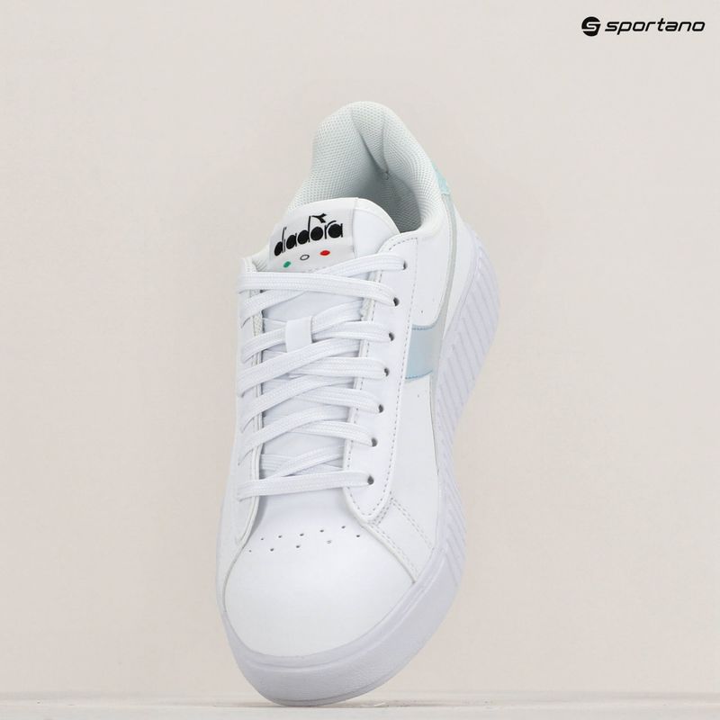 Moteriški batai Diadora Step P Shimmer bianco/azzurro aria 9