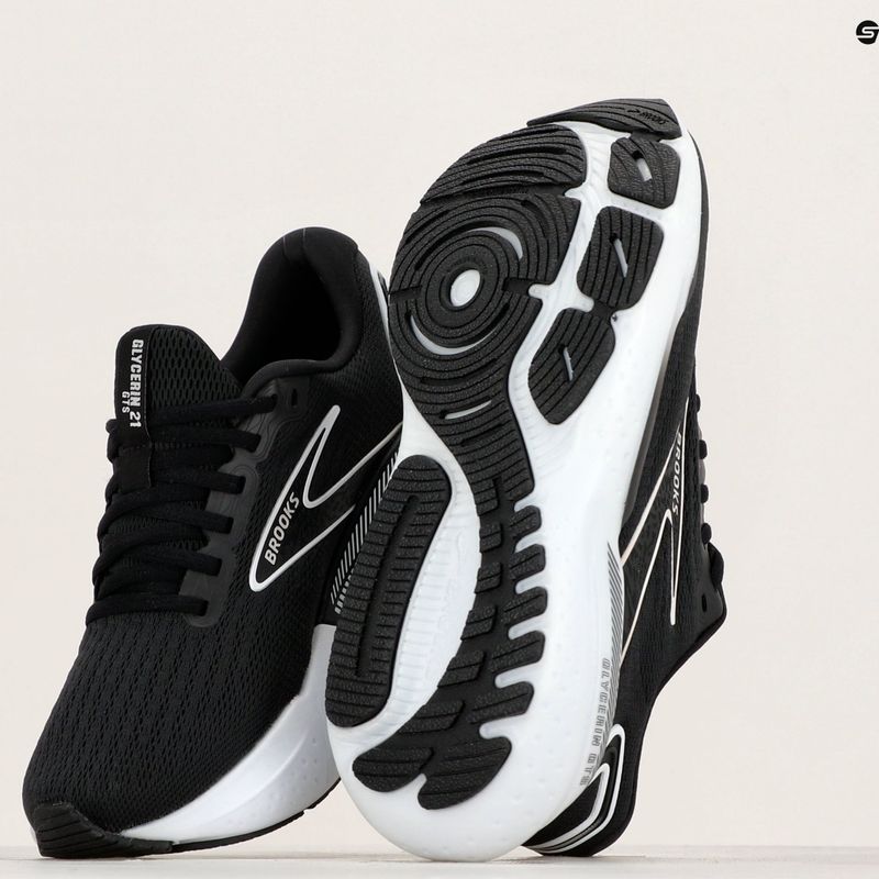 Moteriški bėgimo batai Brooks Glycerin GTS 21 black/grey/white 12