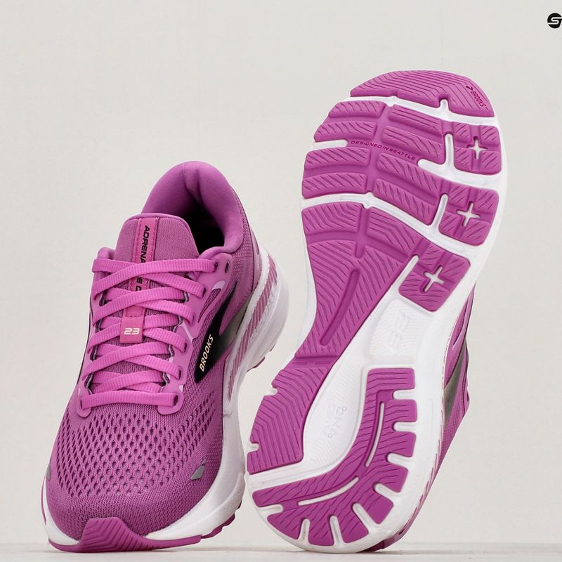 Moteriški bėgimo batai Brooks Adrenaline GTS 23 orchid/black/purple 12