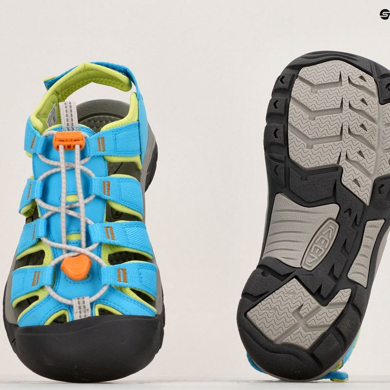 KEEN Newport Boundless blue atoll/daiquiri green jaunimo sandalai 9