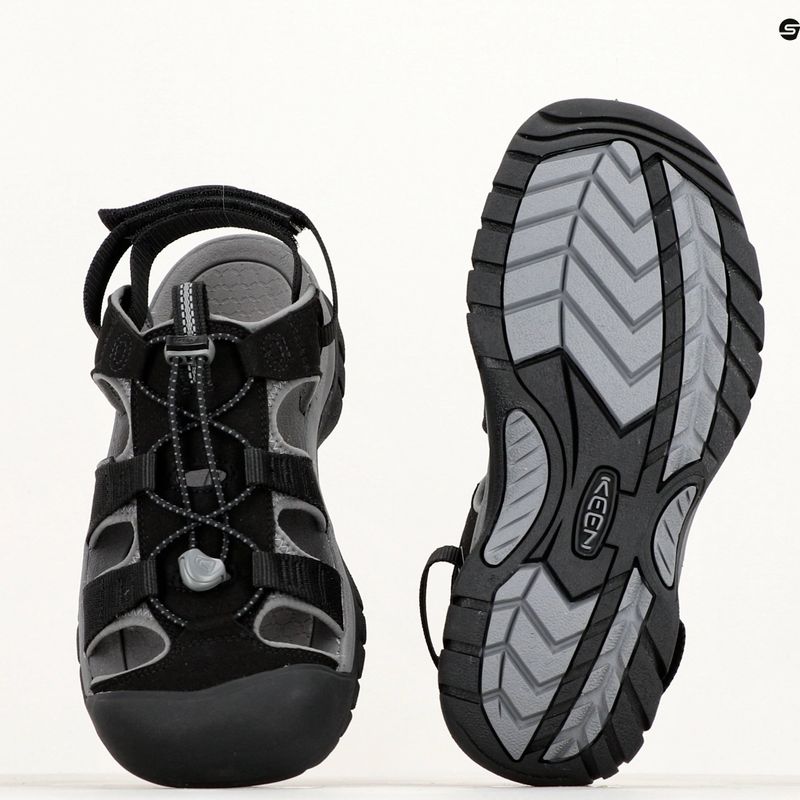 Vyriški žygio sandalai KEEN Rapids H2 black/steel grey 9