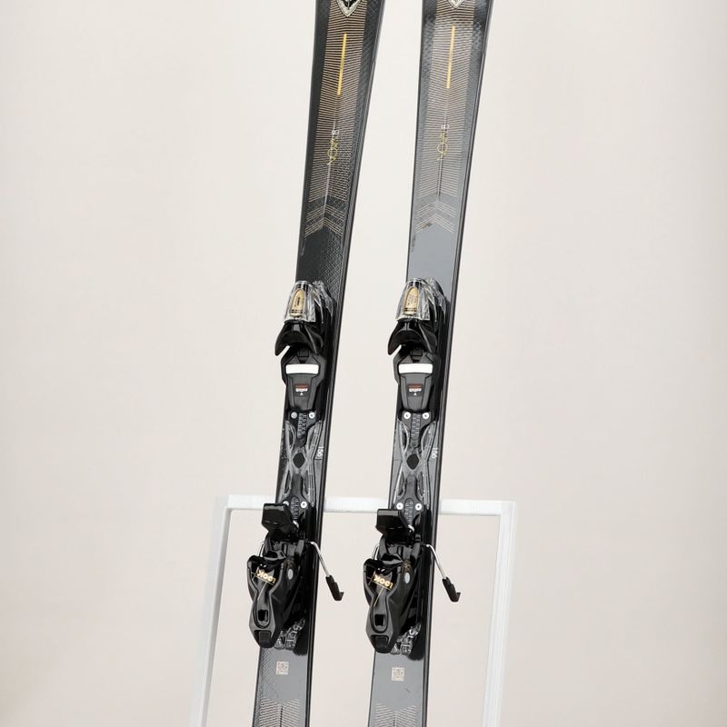 Moteriškos kalnų slidės Rossignol Nova 8 + apkaustai XP11 dark grey/gold 8