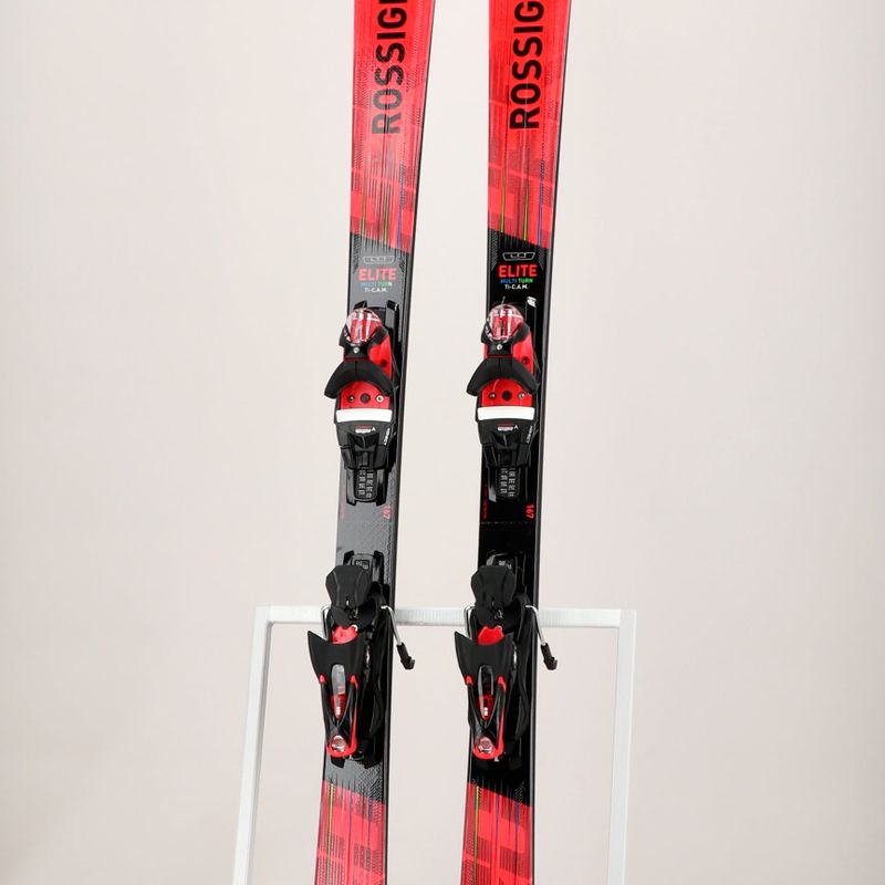 Kalnų slidės Rossignol Hero Elite MT TI CAM K + apkaustai SPX12 black/red 8