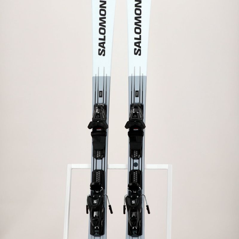 Salomon S/Max 4 + M10 GW L80 baltos/raudonos/juodos kalnų slidės 10