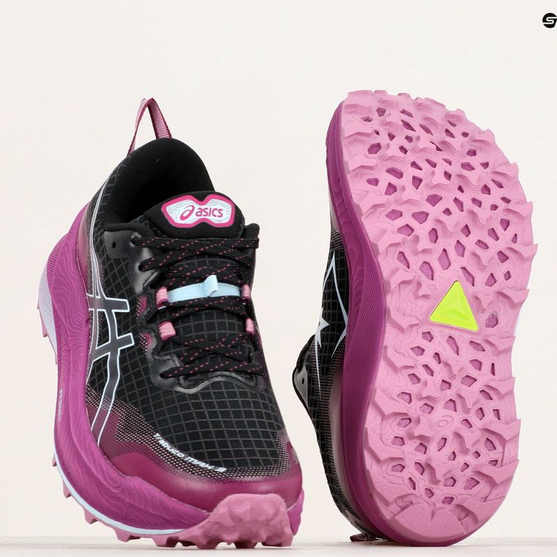 Moteriški bėgimo batai ASICS Trabuco Max 3 black/light blue 11
