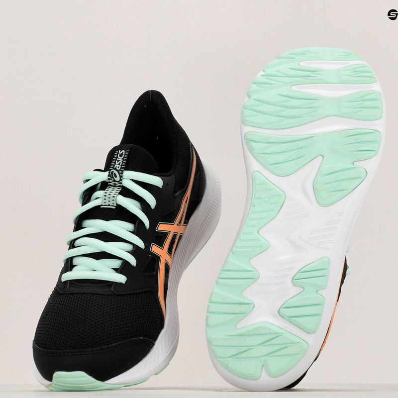 Moteriški bėgimo bateliai ASICS Jolt 4 black/bright sunstone 10