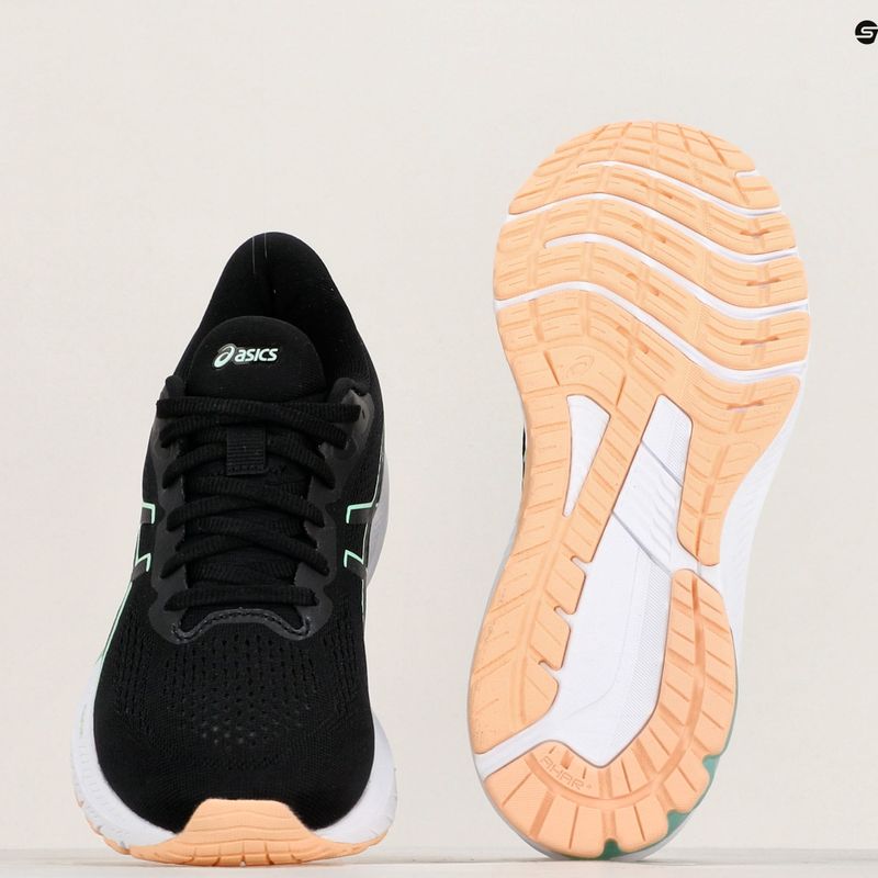Moteriški bėgimo bateliai ASICS GT-1000 12 black/mint tint 10