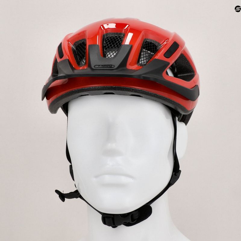 Dviračio šalmas ABUS Aduro 3.0 blaze red 9
