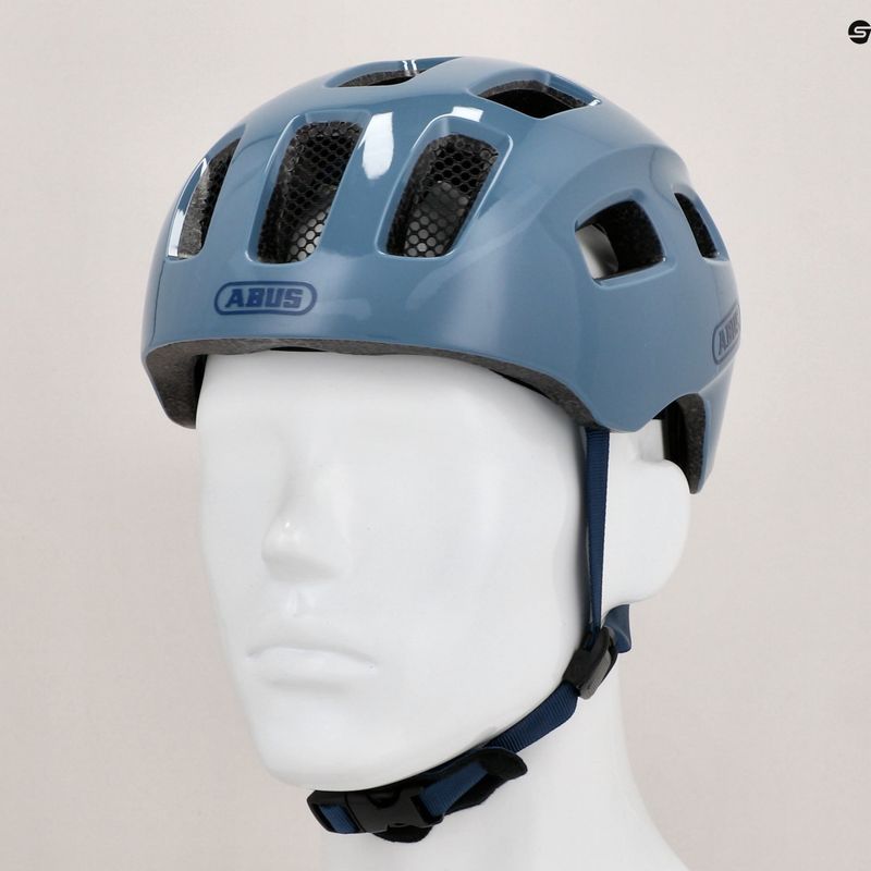 Vaikiškas dviračio šalmas ABUS Youn-I 2.0 glacier blue 9
