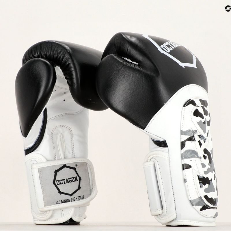 Bokso pirštinės Octagon Hero black 7