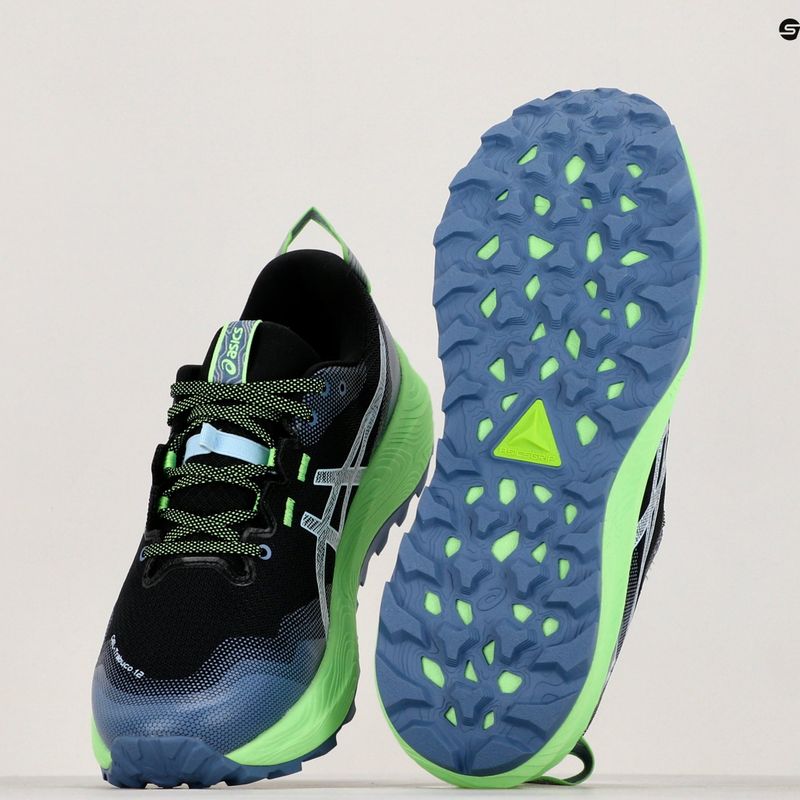 Vyriški bėgimo batai ASICS Gel-Trabuco 12 black/light blue 12