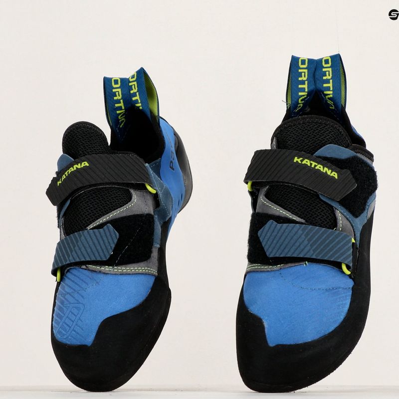 Vyriški laipiojimo batai La Sportiva Katana electric blue/lime punch 10