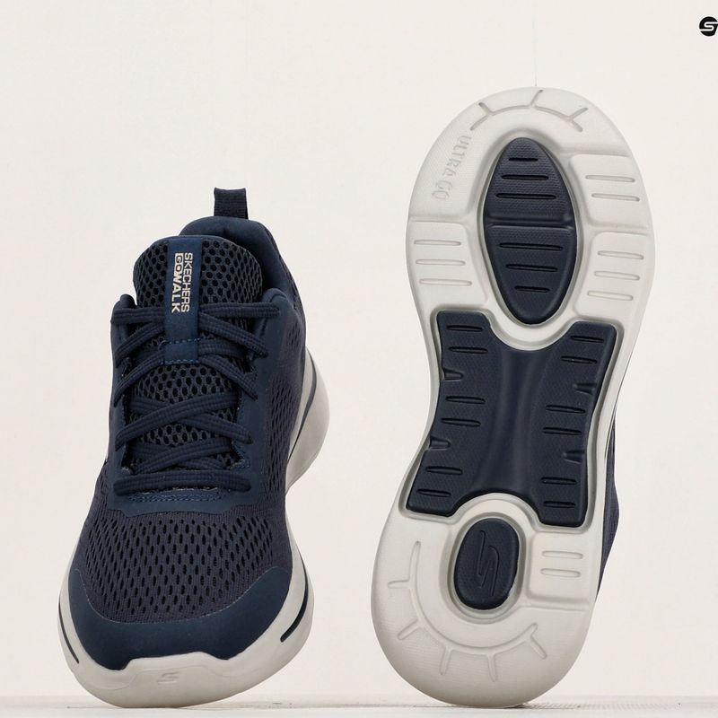 Vyriški batai SKECHERS Go Walk Arch Fit Idyllic navy/white/gold 10