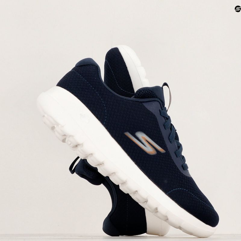 Vyriški batai SKECHERS Go Walk Max Midshore navy/white/orange 10