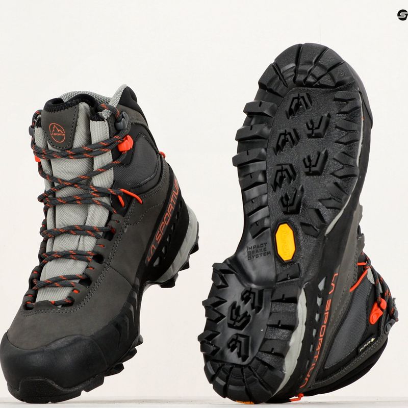 Moteriški žygio batai La Sportiva TX5 GTX carbon/paprika 10