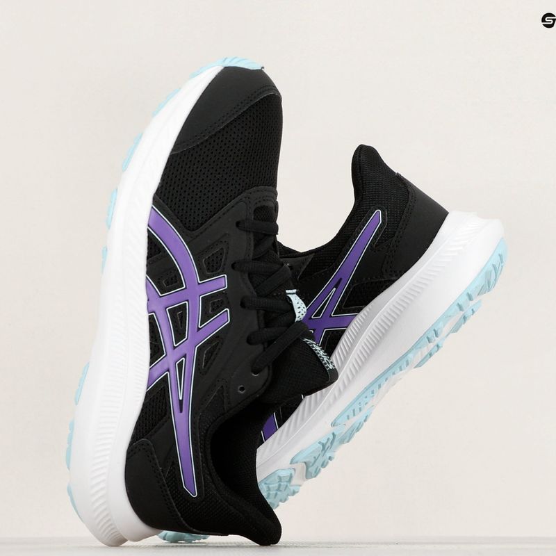 Vaikiški bėgimo batai ASICS Jolt 4 GS black/cyber grape 11
