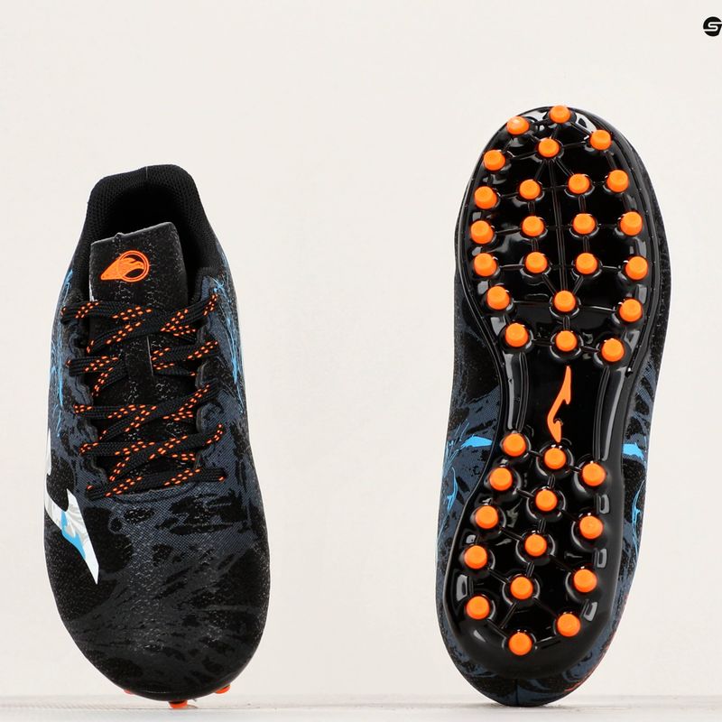 Vaikiški futbolo bateliai Joma Super Copa Jr AG black/turquoise 10